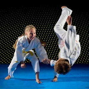Martial Arts Lessons for Kids in Dolton IL - Judo Toss Kids Girl